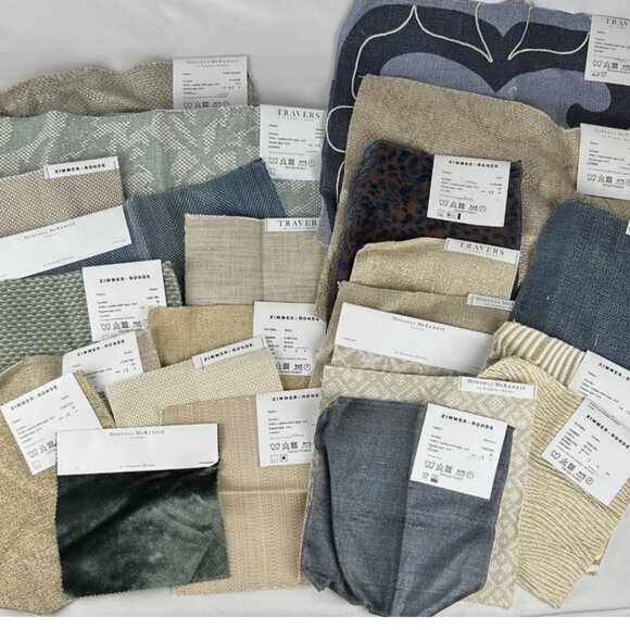 Zimmer Rhodes Hodsoll McKenzie Sample Swatch Lot Of 23 Upholstery Fabric - Picture 1 of 1